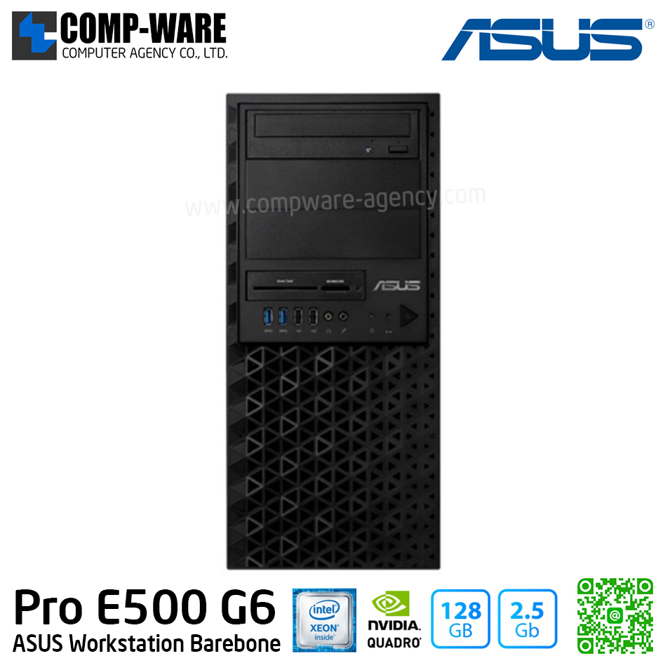Asus WorkStation Pro E500 G6 / Intel Core I7-10700 / 16GB DDR4 / 256GB M.2 SSD PCIe / NVIDIA RTX3070 / Gigabit LAN 2.5GbE / Win 10 Pro / 3Y ARS (ProE500G6)