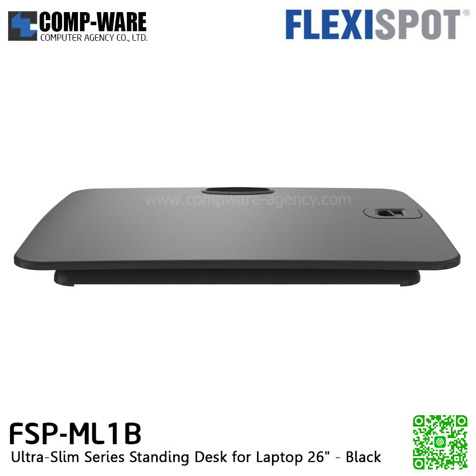 Flexispot FSP-ML1B Ultra-Slim Series Standing Desk for Laptop 26" (Black)