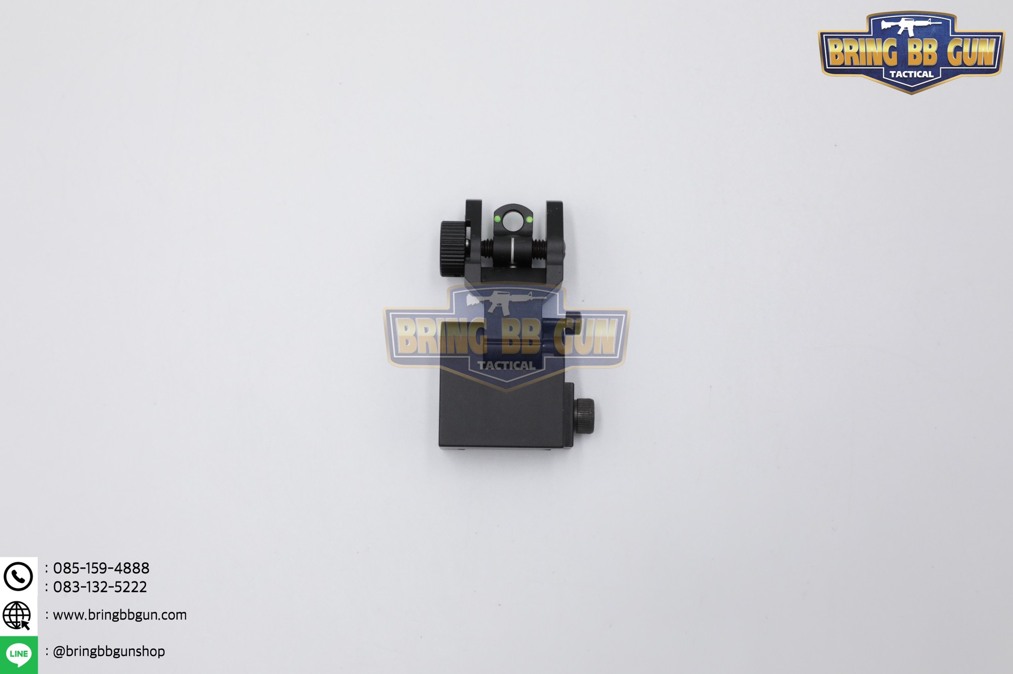 ศูนย์หน้า-หลังพับได้แบบโลหะ รุ่น ศูนย์เล็งเรืองแสง