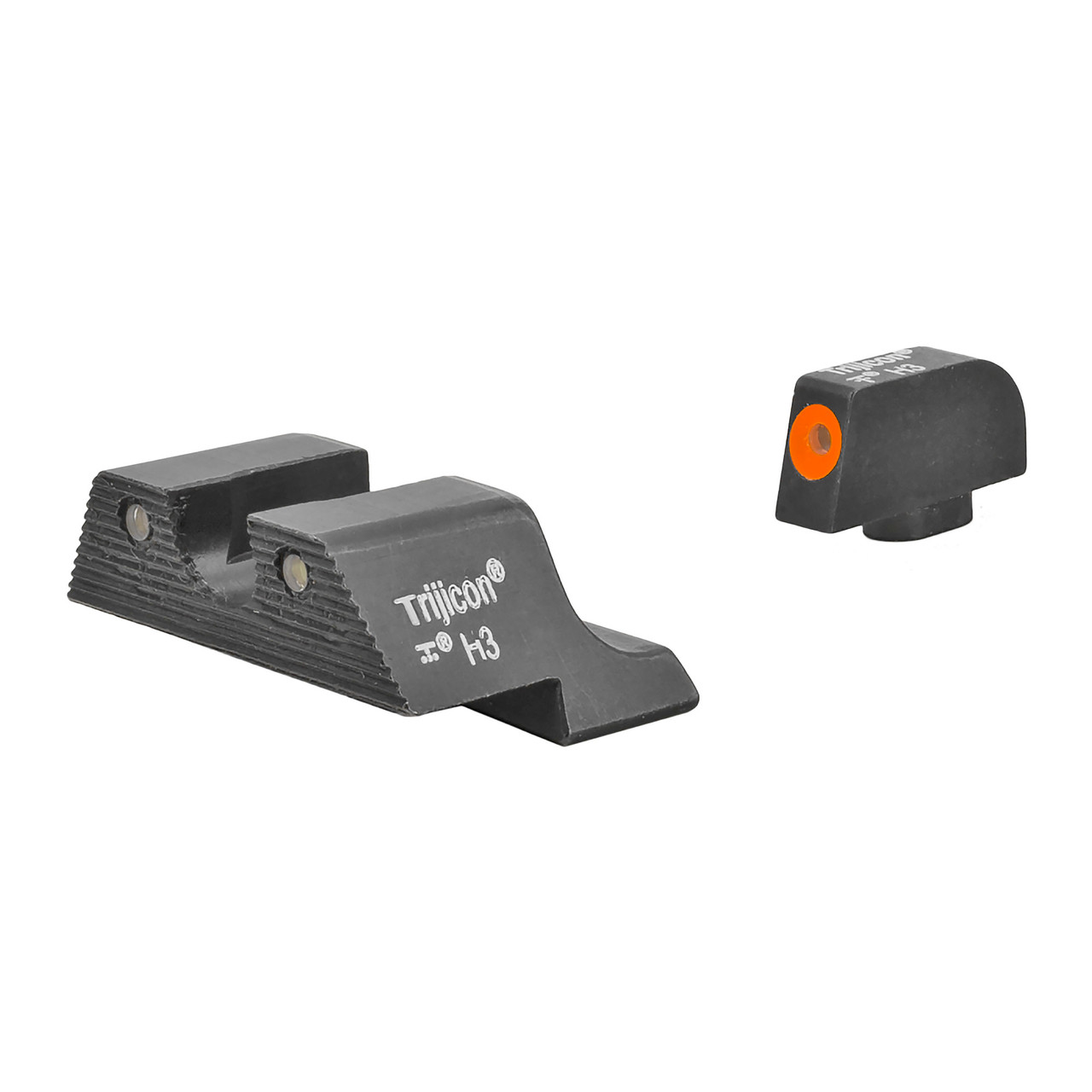 Trijicon night sight set for Glock orange front outline