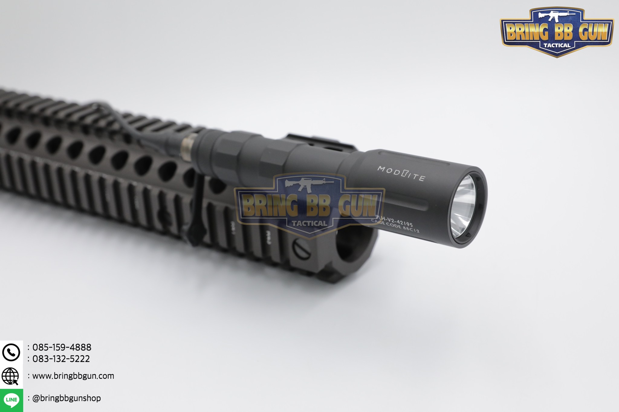 ไฟฉายติดปืน ยี่ห้อ Modlite รุ่น PLHv2-18650 (ตัวยาว) (Modlite PLHv2-18650)