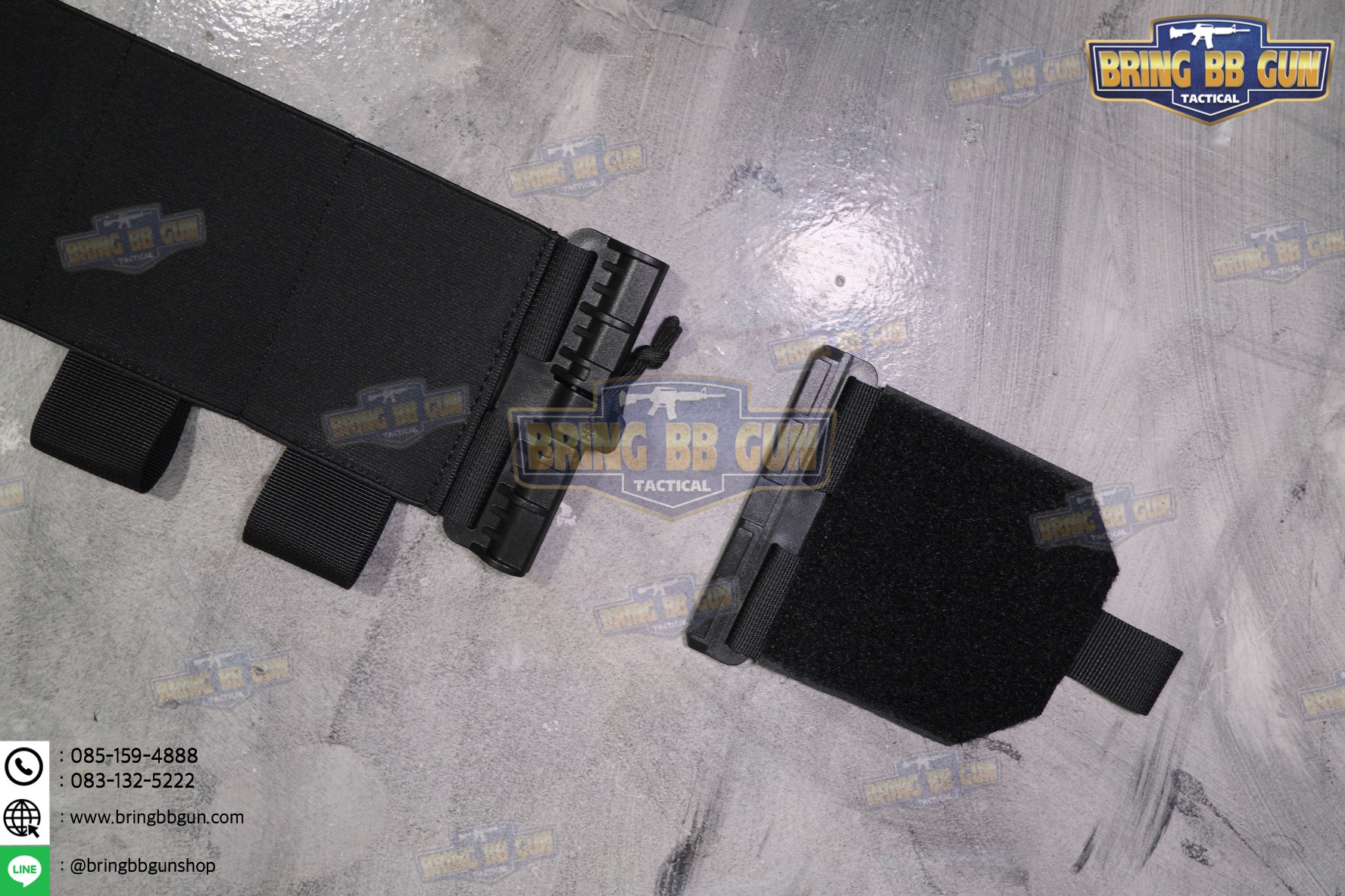 ชุดเซ็ตปลดเสื้อเกราะไว (ชุดสายโอบ-ปลดไว แบบยางยืด) (QD Elastic Cummerbund)