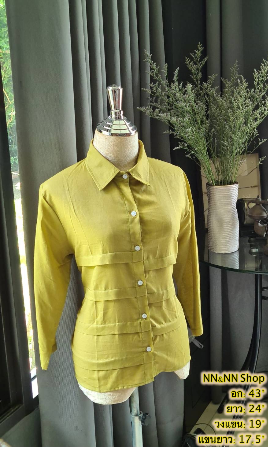 NNandNN Shop 4 0028 เสื้อเชิ้ต หลายสี 43"