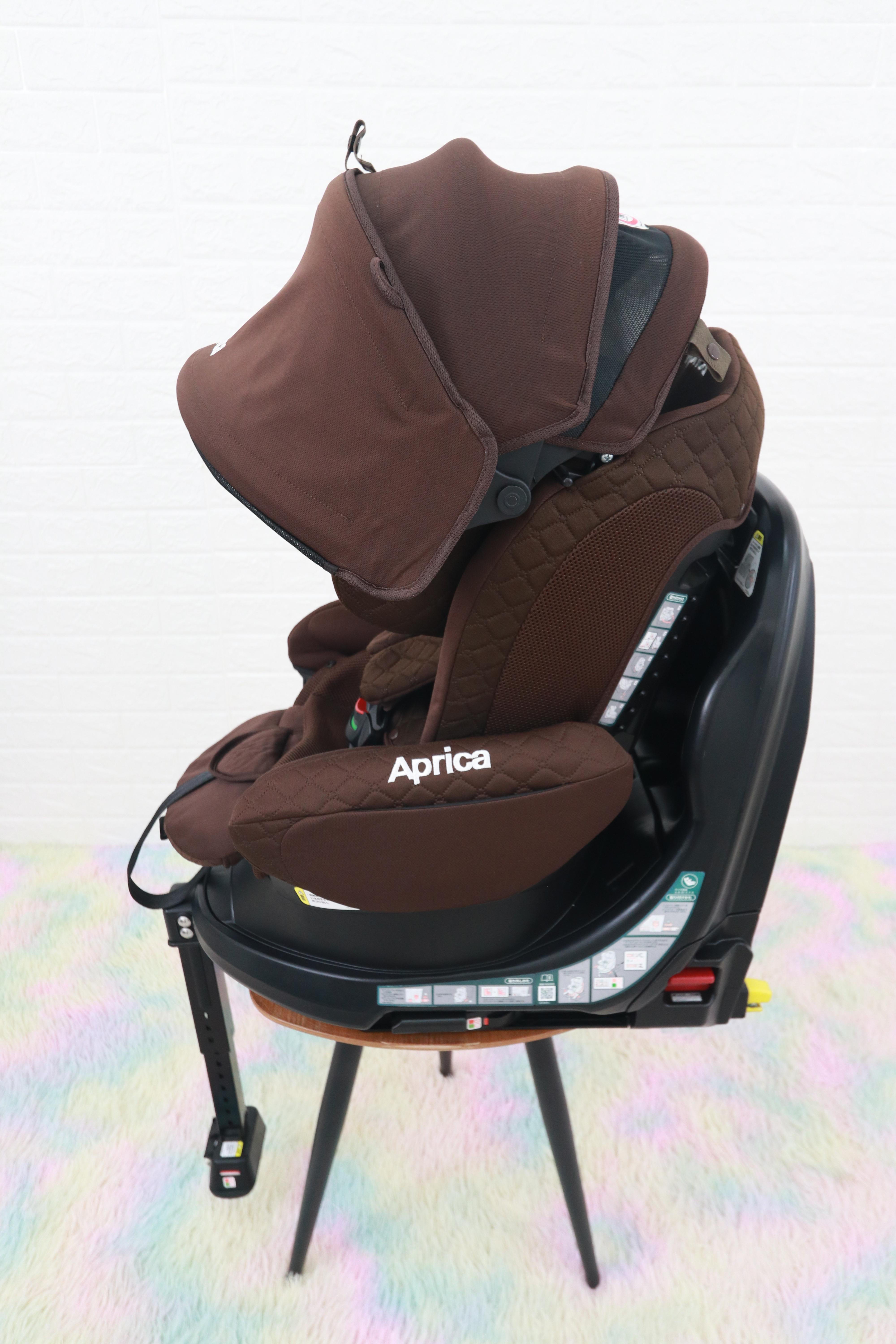 คาร์ซีทมือสอง Aprica Fladea Grow DX (Isofix) สีน้ำตาล