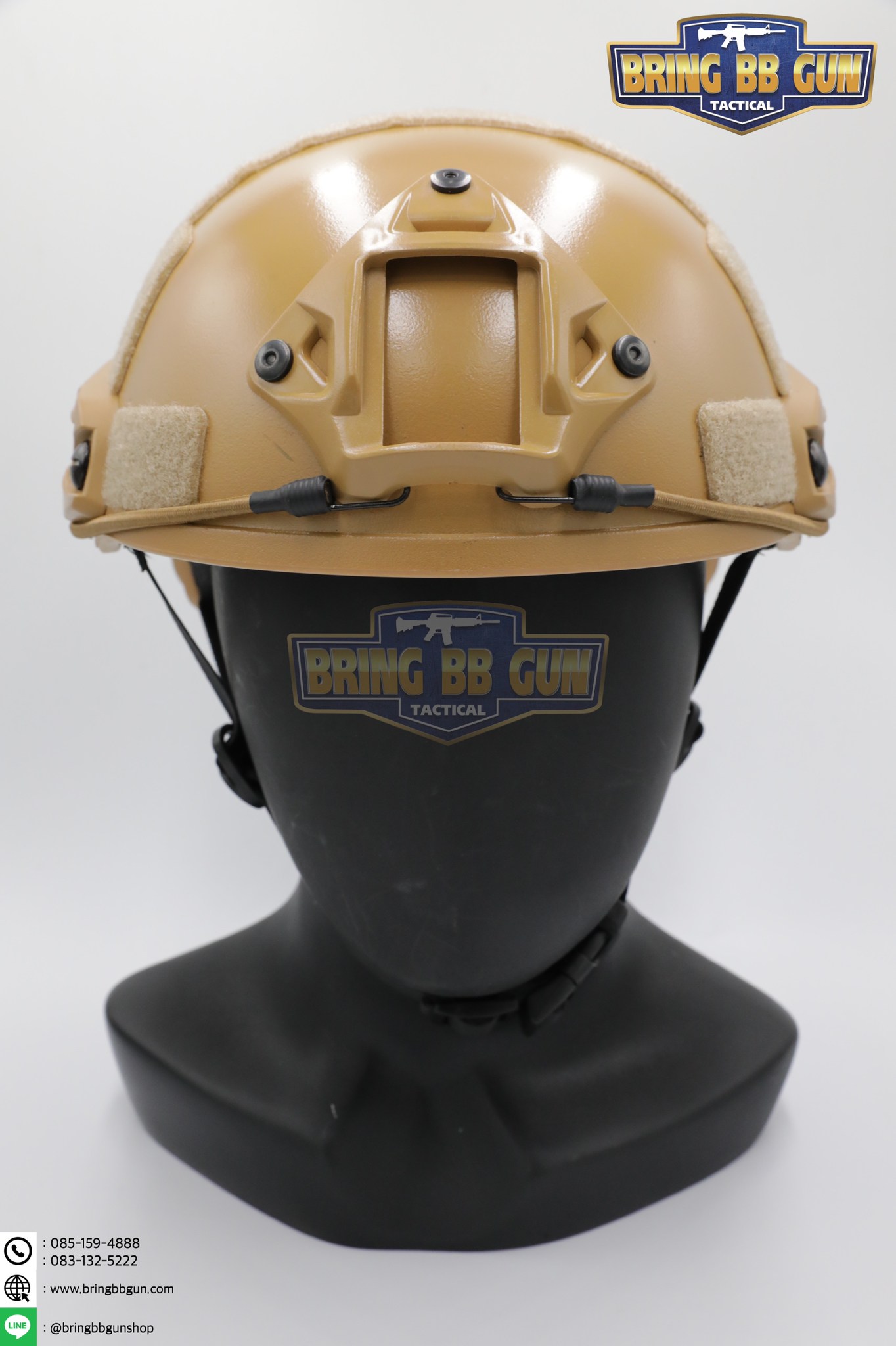 หมวก Fast (หมวกฟาส) (Fast Helmet MH type) รุ่น Strandard Version No holes