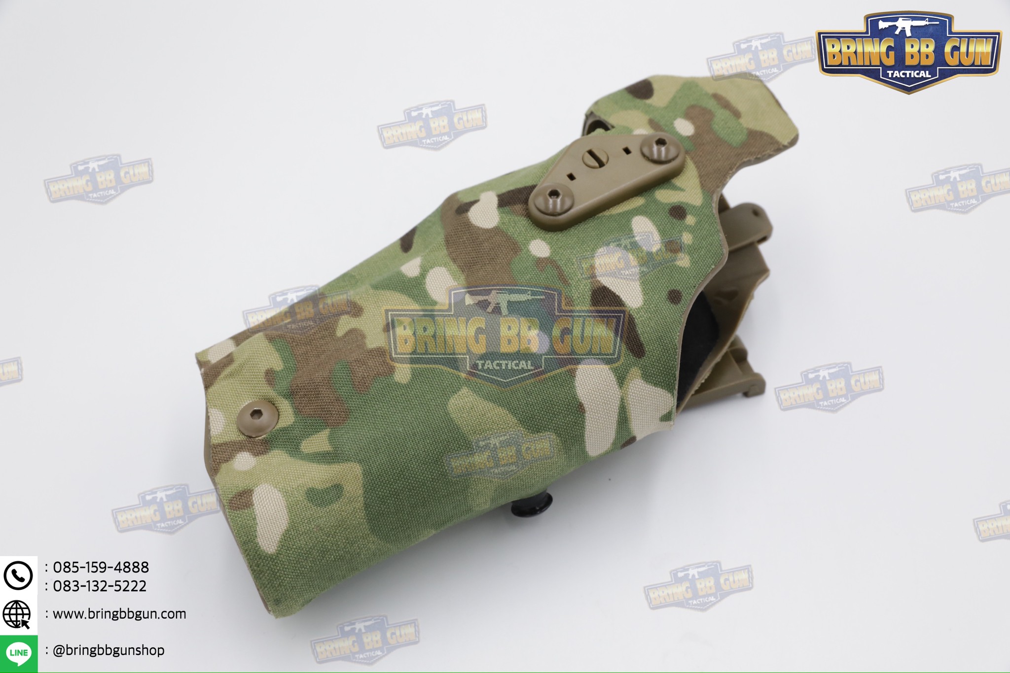 ซองปืนพกนอกปลดนิ้วโป้ง สำหรับGlock และ ไฟฉาย (Glock 17 + X300) ◾มือซ้าย◾