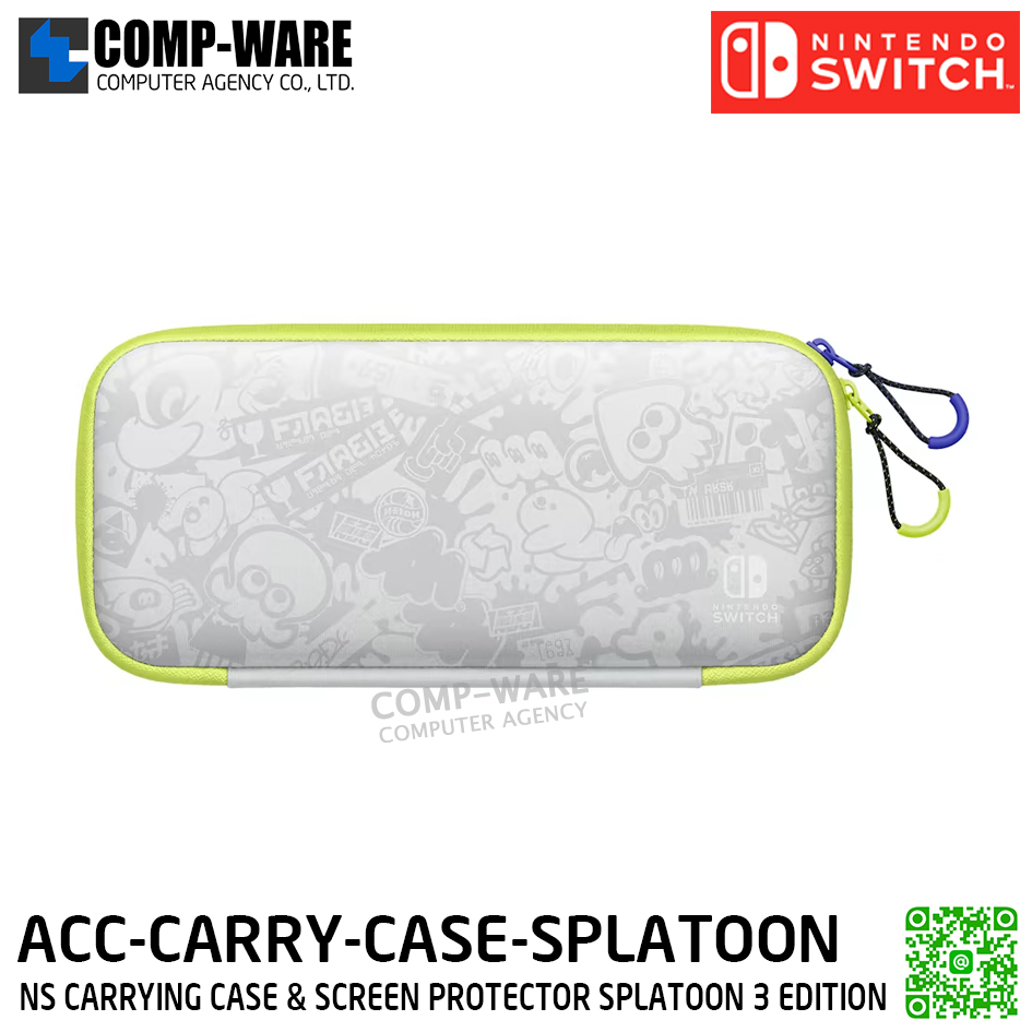 NINTENDO ACC-CARRY-CASE-SPLATOON - Accessories - NS CARRYING CASE & SCREEN PROTECTOR SPLATOON 3 EDITION