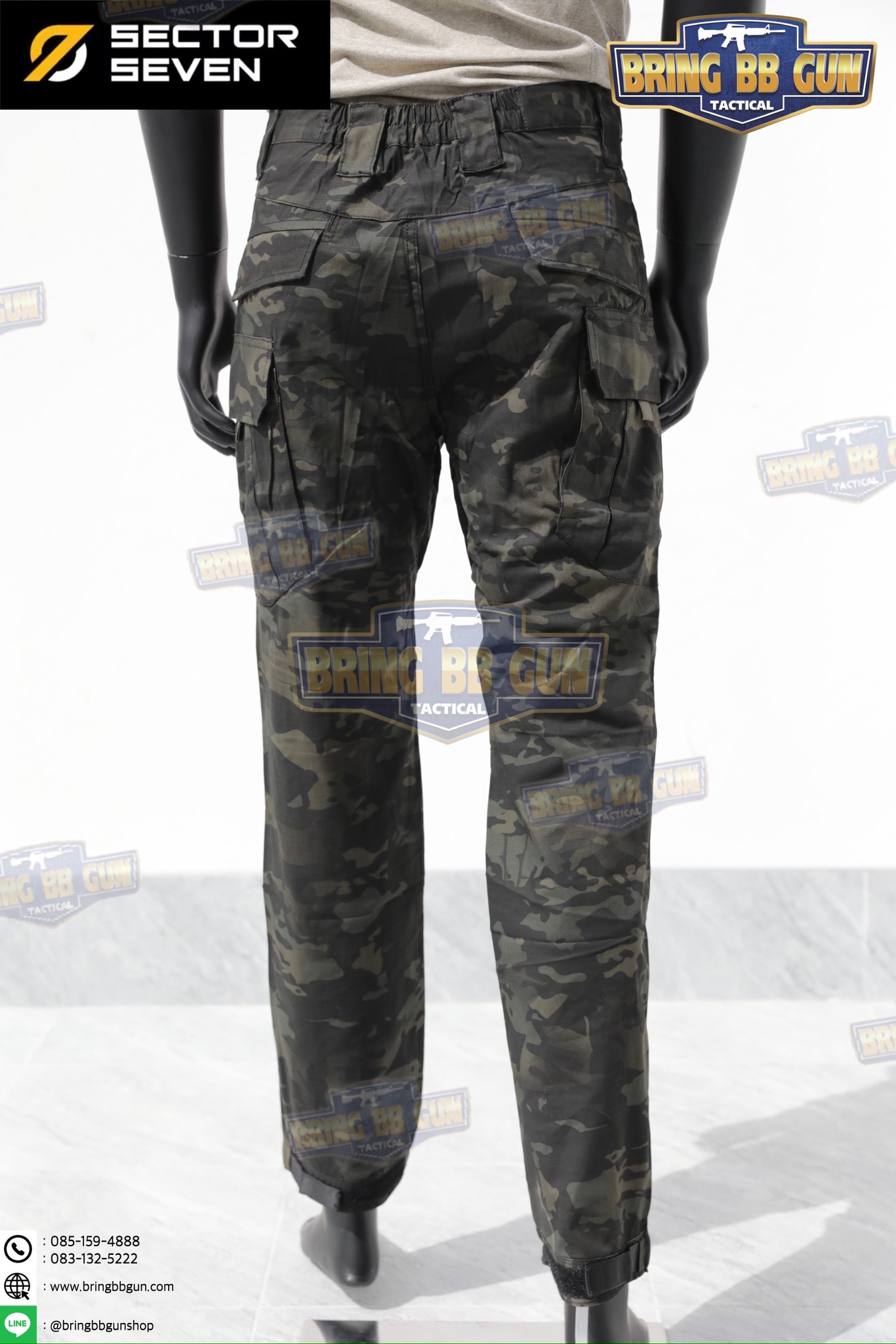 กางเกงขายาว Sector Seven รุ่น IX2 สีพราง (ผ้าตาราง) (ผ้าบาง)