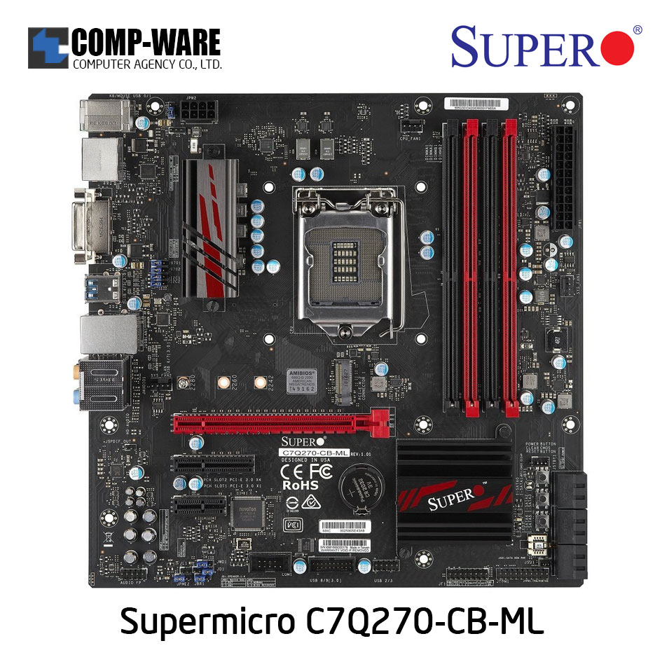 Supermicro C7Q270-CB-ML Intel Q270 Chipset microATX Motherboard LGA1151 SUPERO CORE BUSINESS