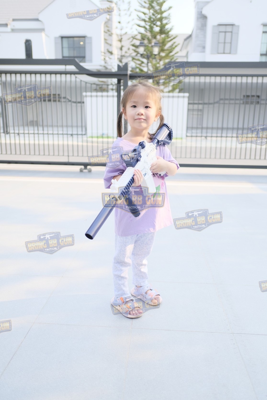 ปืนฉีดน้ำไฟฟ้า รุ่น HK416 (ปืนฉีดน้ำของเล่น) (ปืนฉีดน้ำอัตโนมัติ) (ยิงได้ต่อเนื่อง)