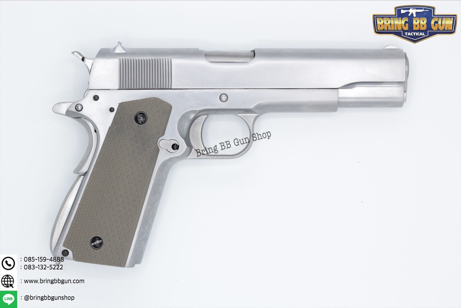 ประกับปืน M1911 รุ่น F01 (ลายข้าวหลามตัดเล็ก)