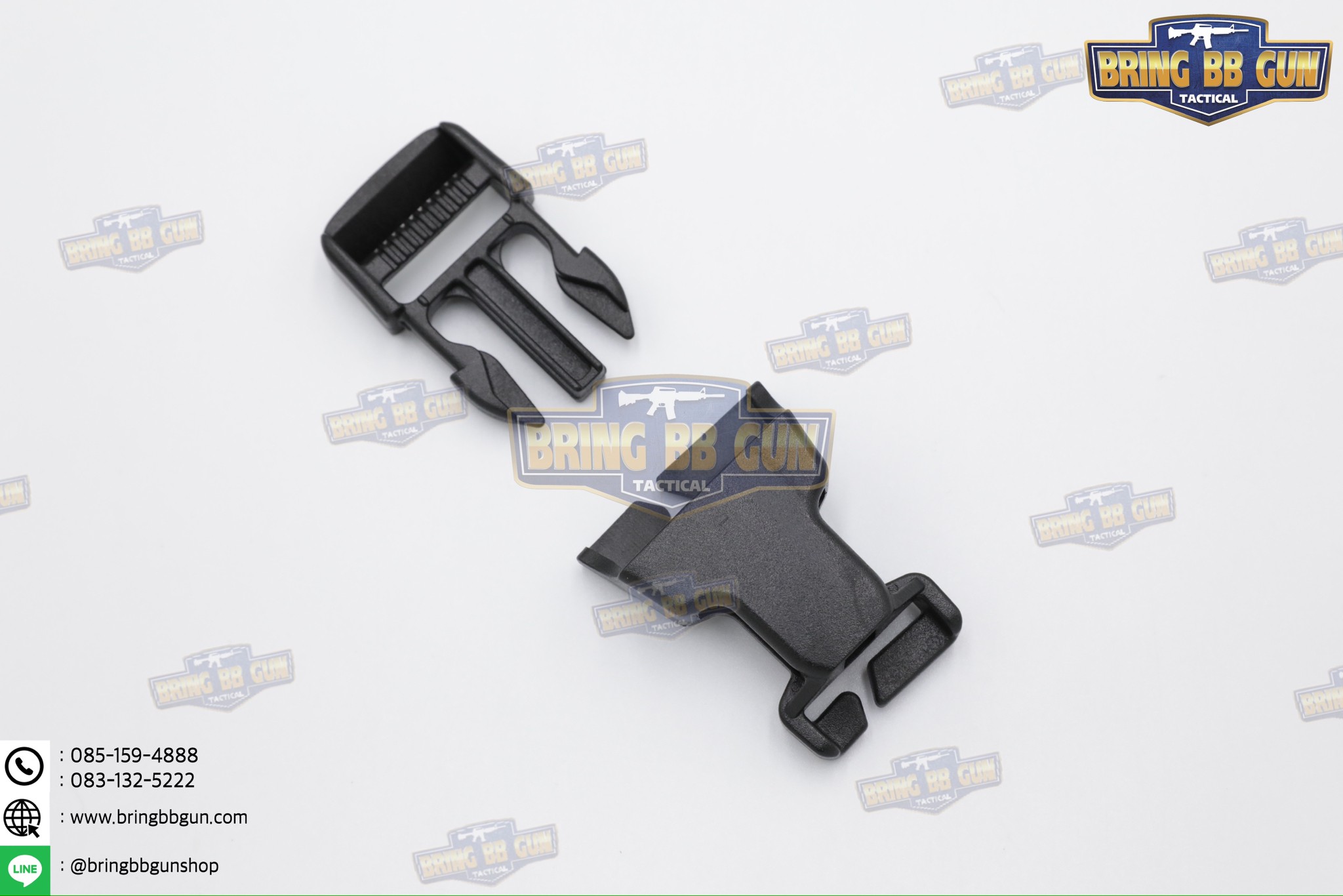 ตัวล็อคก้ามปู Molle Buckle ทรง ดูราเฟล็กซ (Mojave Dual Quick Attach Buckle) (ก้ามปูเสริมแต่งเวส) (Side Release Buckle) (Molle Buckle)