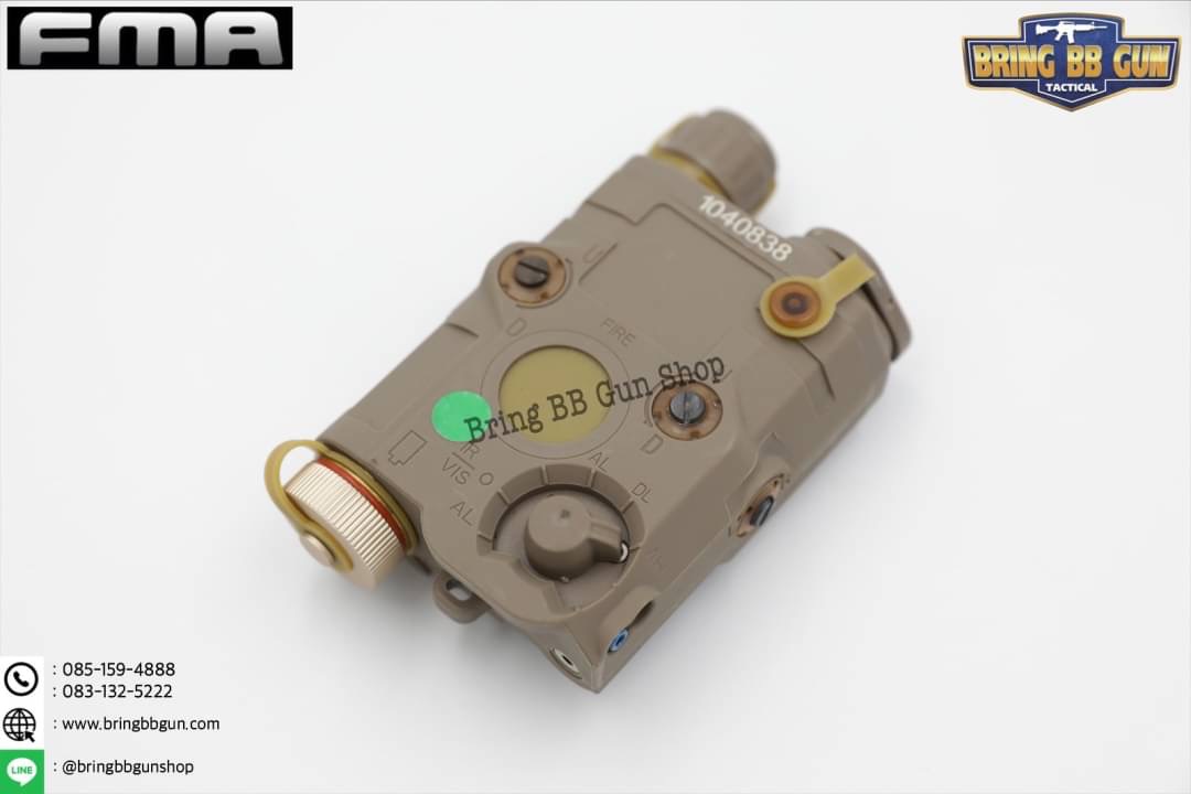 ไฟฉาย+เลเซอร์สีแดง PEQ-15/LA-5C UHP ยี่ห้อ FMA (กล่องแบตไฟฉาย+เลเซอร์สีแดง)