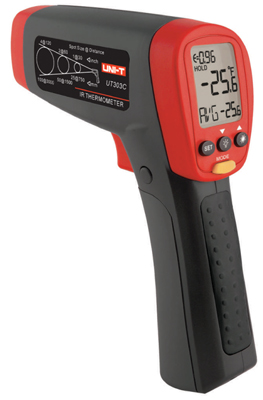 UNI-T UT303C เครื่องวัดอุณหภูมิแบบไม่สัมผัส อินฟราเรด เทอร์โมมิเตอร์