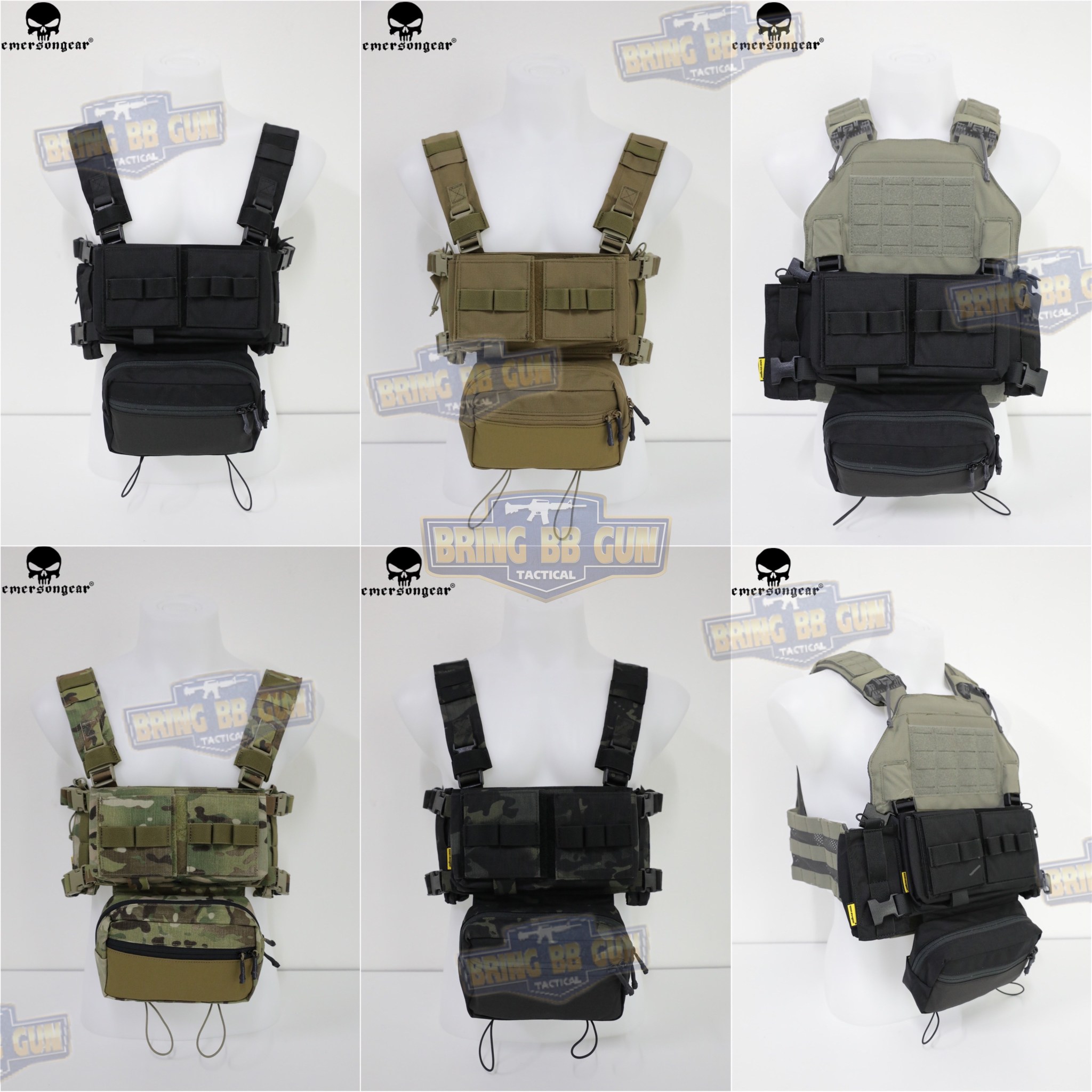 Micro Fight Chissis MK3 Chest Rig ยี่ห้อ Emerson