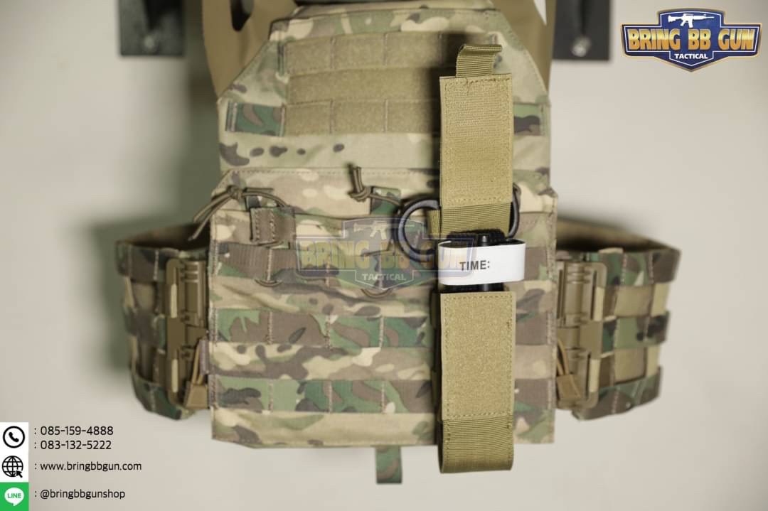 ชุดเพ้าผ้าใส่สายห้ามเลือด+กรรไกรแพทย์สนาม LM Raptor (ซองผ้าใส่สายรัดห้ามเลือด+สายรัดห้ามเลือด+กรรไกร LM Raptor)