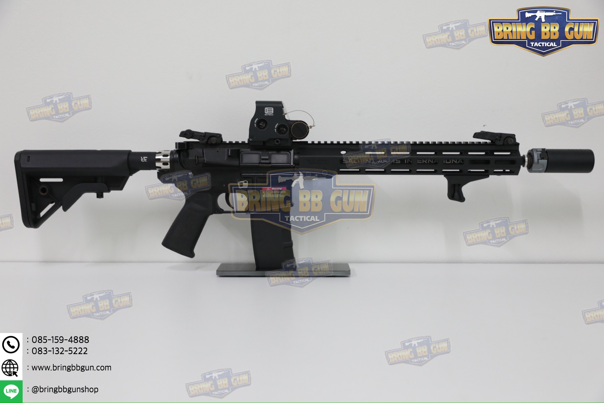 ขาตั้งปืนยาว (ฐานกระจก) (AR Display Stand)