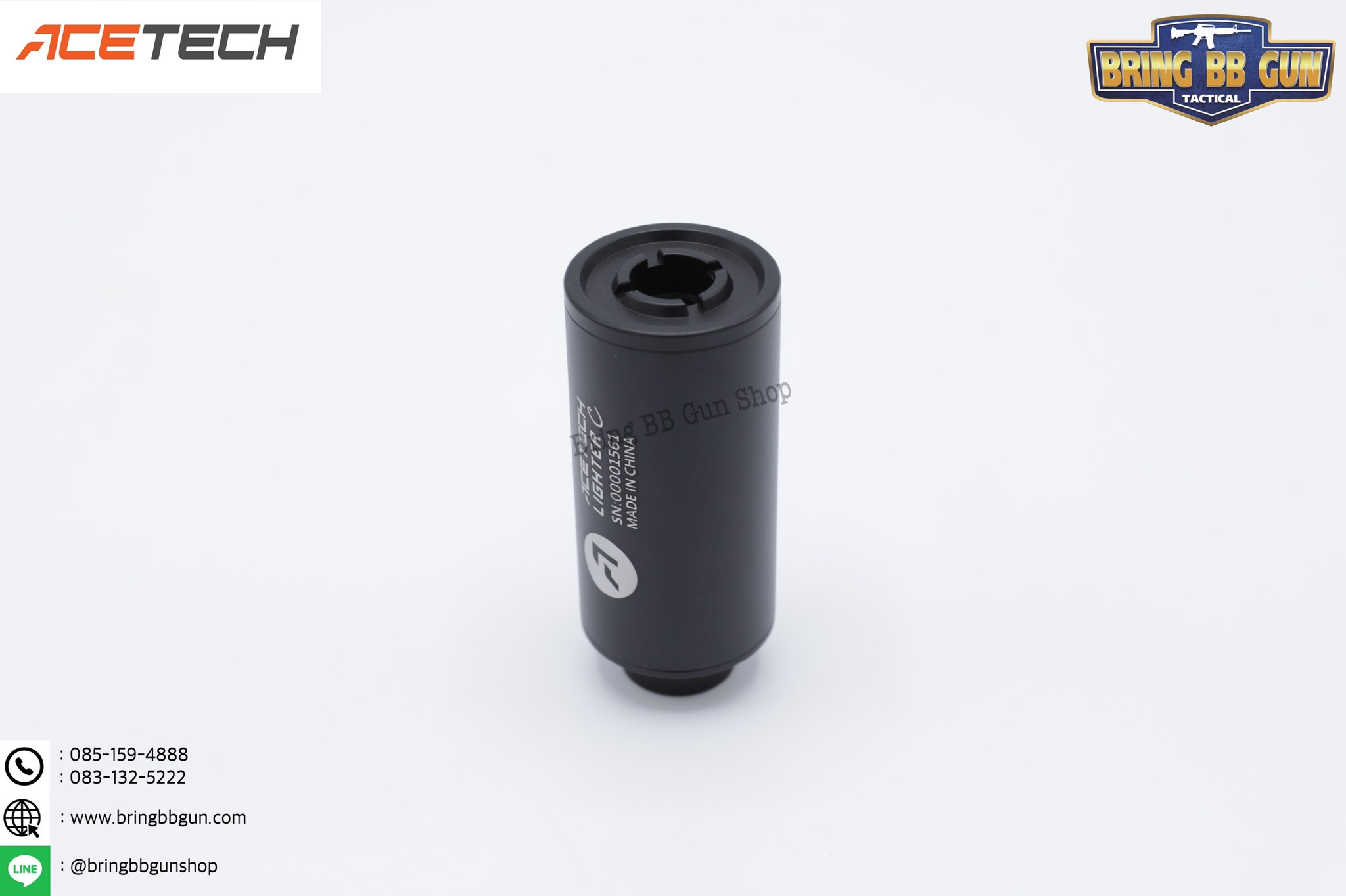 BB Tracer Unit ยี่ห้อ Acctech รุ่น LighterC (ที่เก็บเสียงสำหรับยิงลูกเรืองแสง)