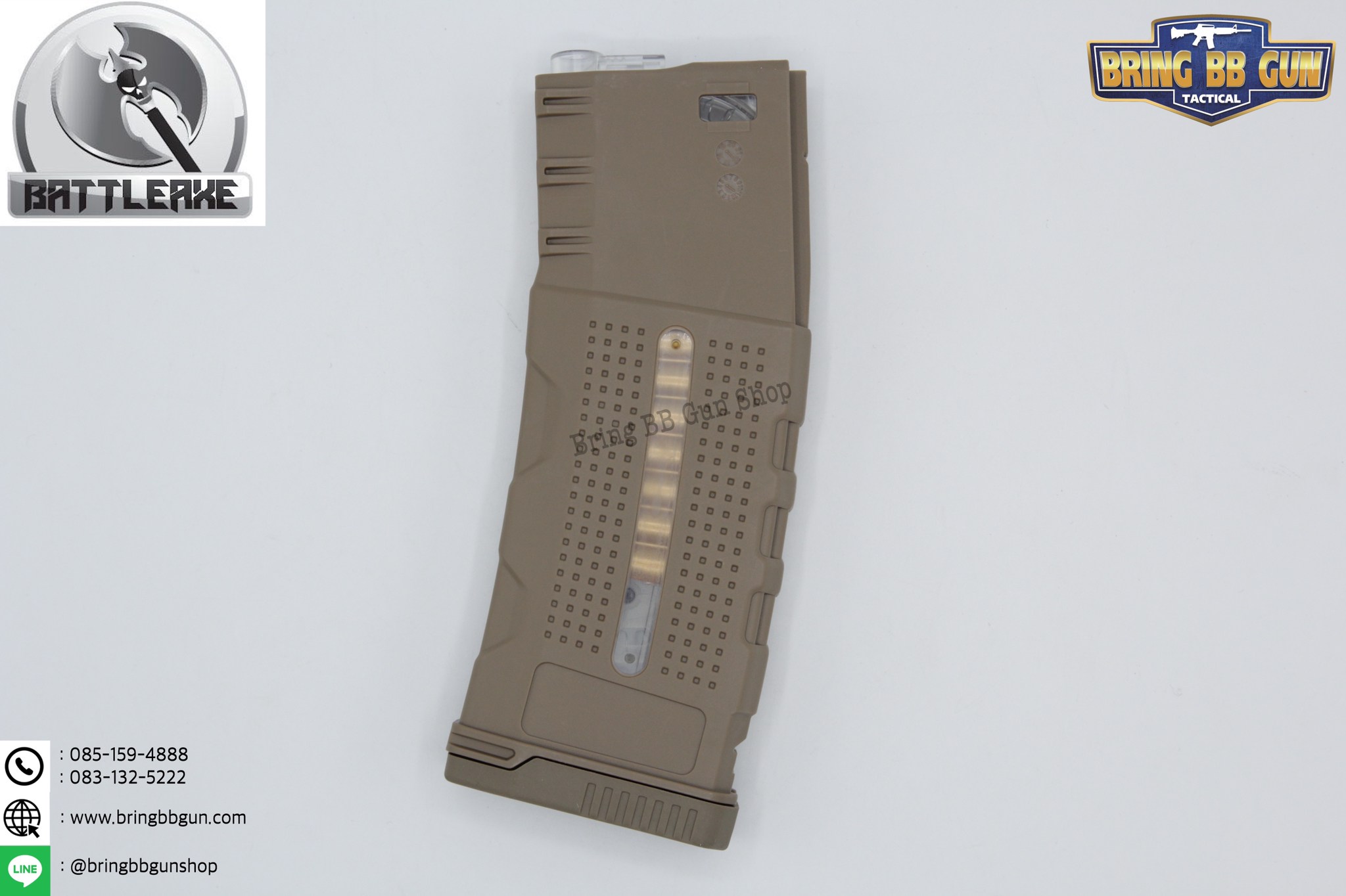 แม็กกาซีน M4 ยี่ห้อ Battle Axe แบบstand ❌ไม่ต้องปั่น❌มี4ทรงให้เลือก ทรง P-mag / ทรง EPM / ทรง 002 / ทรง IMI Lancer