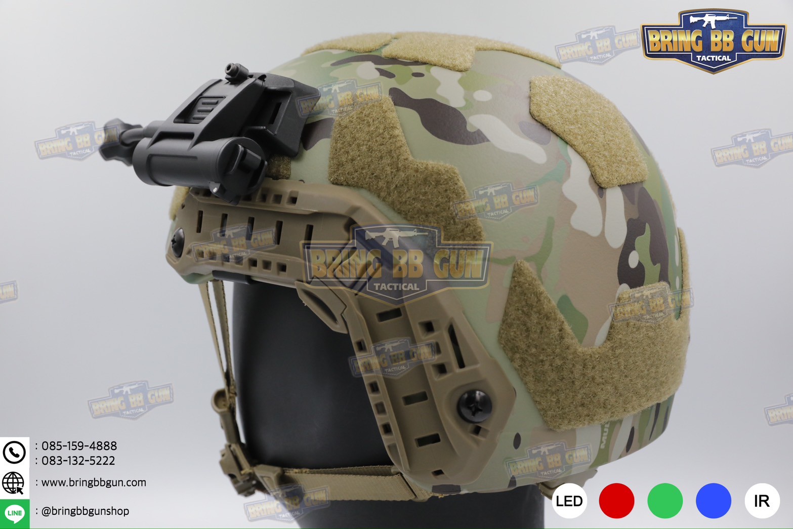 ไฟฉายติดหมวก MPLS Charge 4.0 (Military Helmet Light System) (ไฟฉายติดหมวกทรงPrinceton Tec)