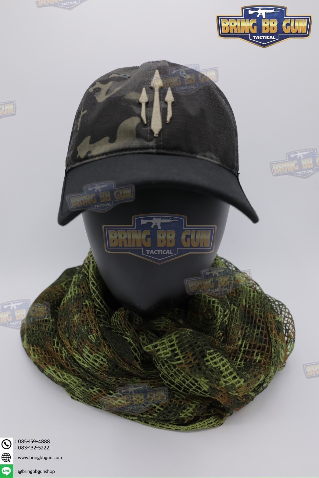 ผ้าพันคอแบบตาข่าย