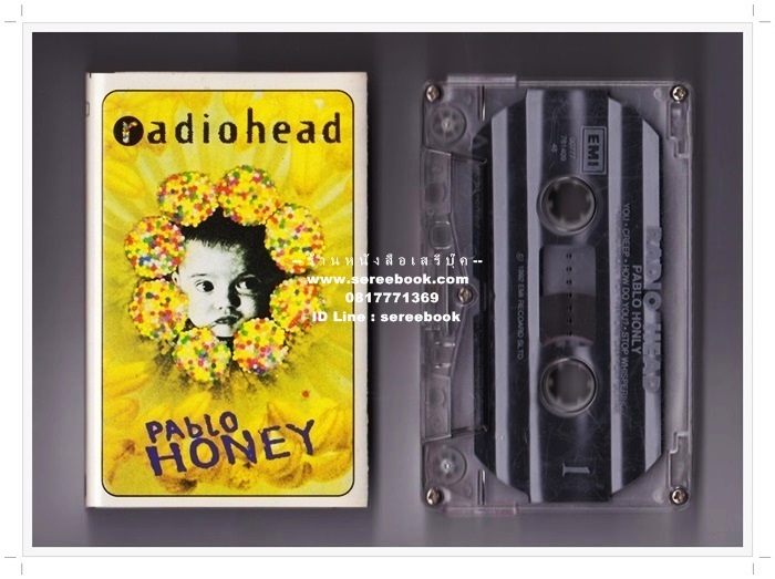 [ ❎ ---- Sold Out ---- ❎ ] [ จัดส่งแล้ว ED971806602TH - คุณสุชัญญา ] Radiohead อัลบั้ม pablo honly 🔴 ปี 2536 🔴 EMI : Cassette Tape [ ทดสอบแล้ว - ฟังได้ทุกเพลง ] ⭐ สภาพ 85 - 90% ⭐