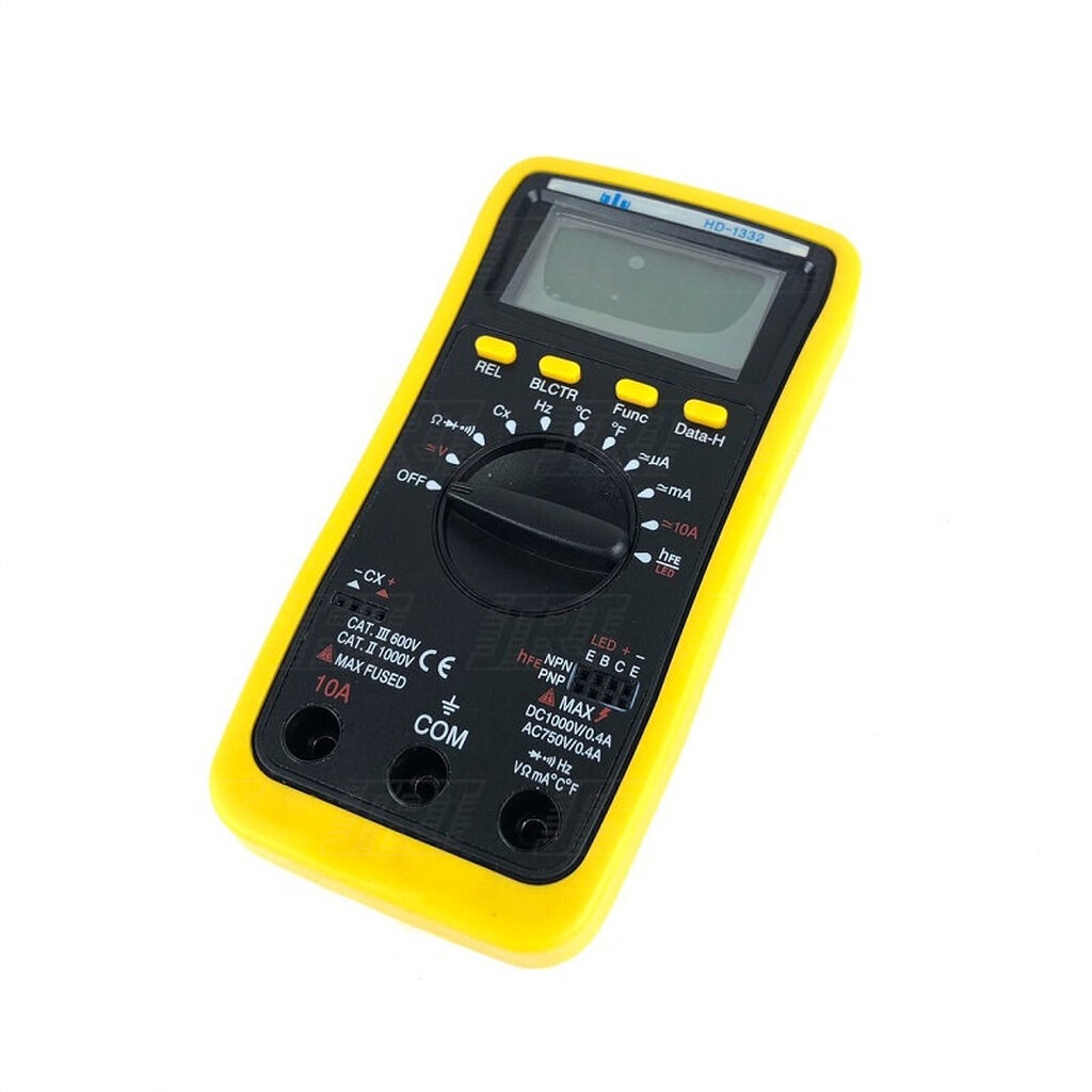 มิเตอร์ BLU M-HD-1332| Multimeter Digital |มีความแม่นยำสูง เครื่องปิดตัวเองอัตโนมัติหลังจากไม่ใช้งาน