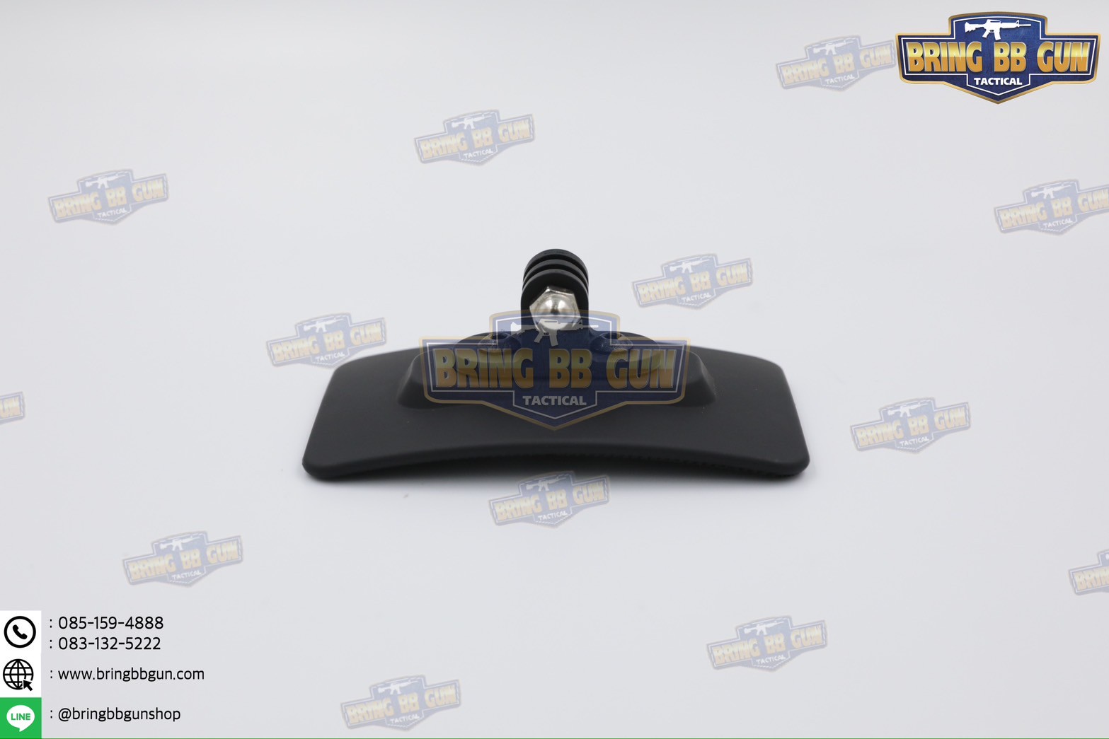 ขาจับกล้อง-ไฟฉายแบบตีนตุ๊กแกติดหมวกยุทธวิธี (เพลทจับกล้อง-ไฟฉายติดหมวกฟาส) (Tactical Helmet Attach M-Lok Plate)