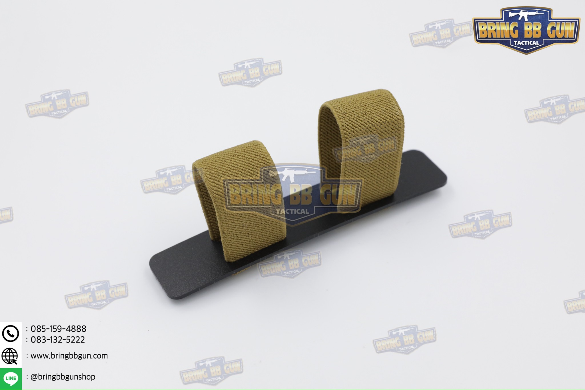สายรัดเก็บทูนิเก้ แบบMolle ติดเข็มขัดยุทธวิธี/เสื้อเวส ยางยืด(สำหรับเก็บทูนิเก้) แบบMolle ติดเข็มขัดยุทธวิธี/เสื้อเวส สายรัดจัดเก็บอุปกรณ์ทูนิเก้ แบบMolle (Belt Mounted Elastic Tourniquet) (Elastic TQ Holder) (Tourniquet Holder)