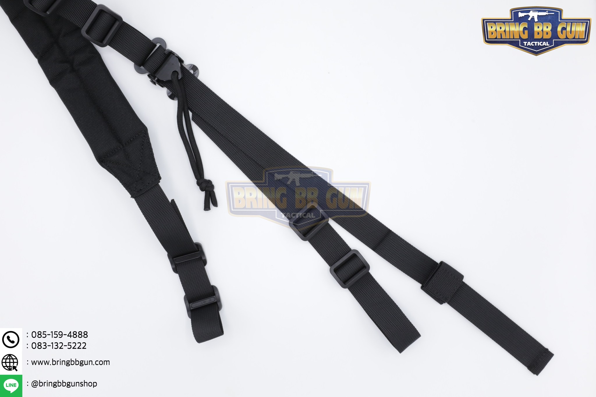 สายสะพายปืน รุ่น สายรองบ่า (Adjustable dual point tactical function rope) (สายสะพาย Viking MK2 Padded Sling)