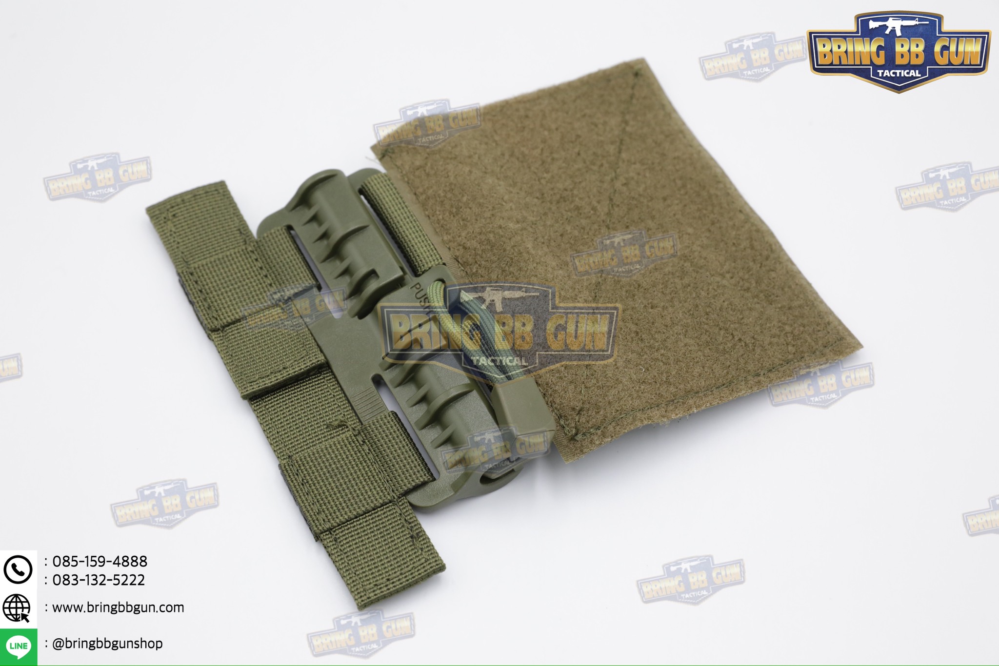 ชุดเซ็ตปลดเสื้อเกราะไว (ชุดปลดไวเสื้อเวส QR1) (Molle Quick Release Buckle Set)