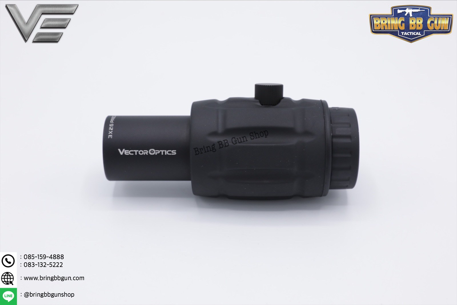 ซูมหลังดอท ยี่ห้อ Vector Optics รุ่น 3x Magnifier (Vector Optics 3x Magnifier with Flip Side Mount)