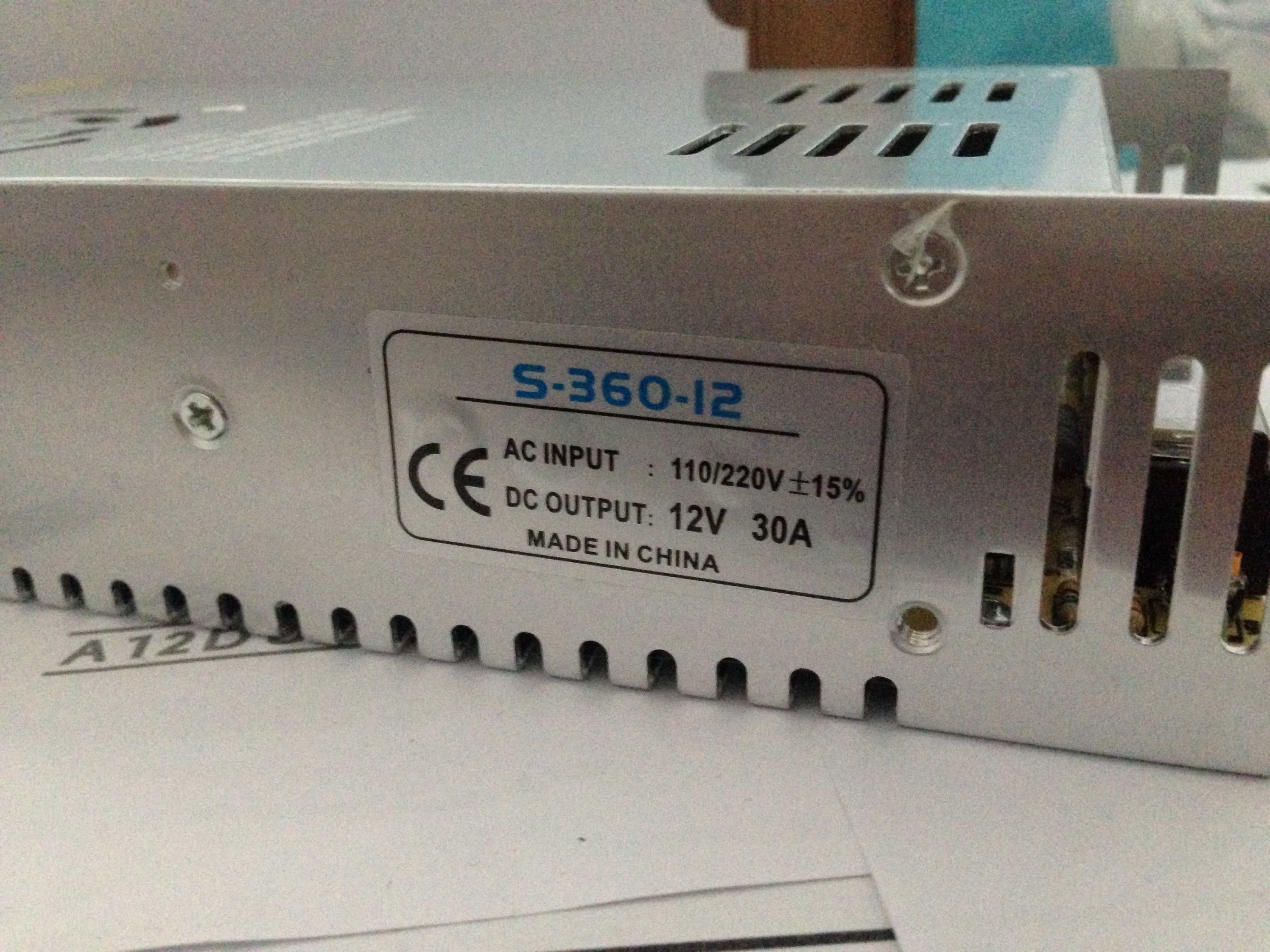 Power Supply 12V 360W (30A)