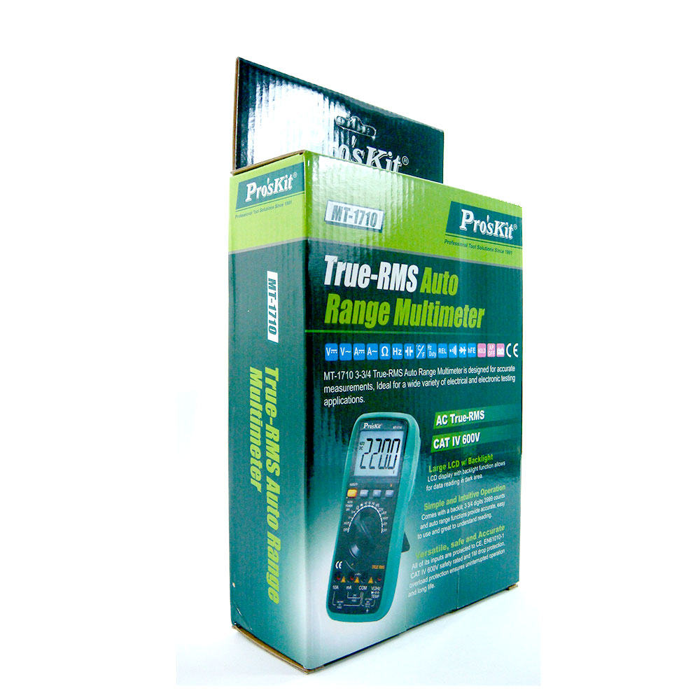 MT-1710 ดิจิตอลมัลติมิเตอร์ True RMS MT-1710 PRO'S KIT