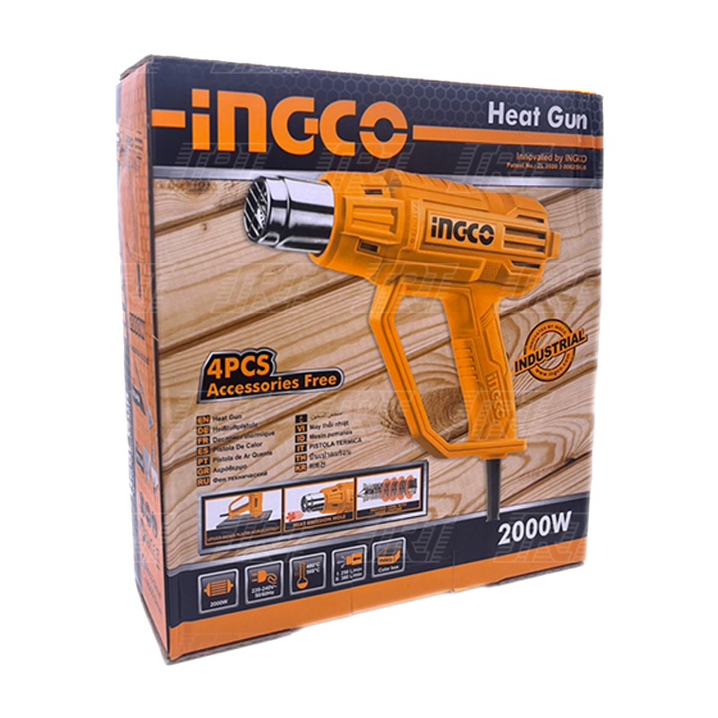 ปืนเป่าลมร้อน HG200038 220V-240V 2000W | INGCO | 99-HG200038
