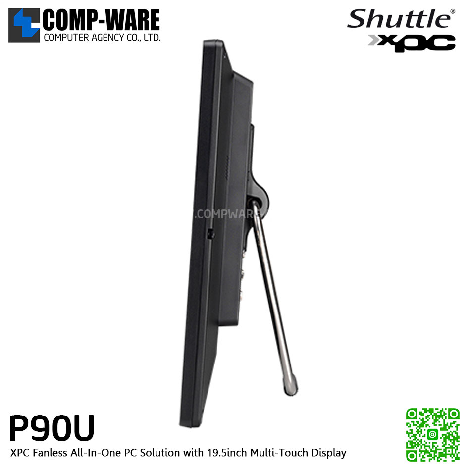 Shuttle XPC AIO P90U Intel Core i3-7100U, Support 19.5"A grade HD+(1600x900) Multi Touch All-in-One Barebone PC Embedded ,No Ram ,No HDD/SSD ,No OS (เครื่อง DEMO)