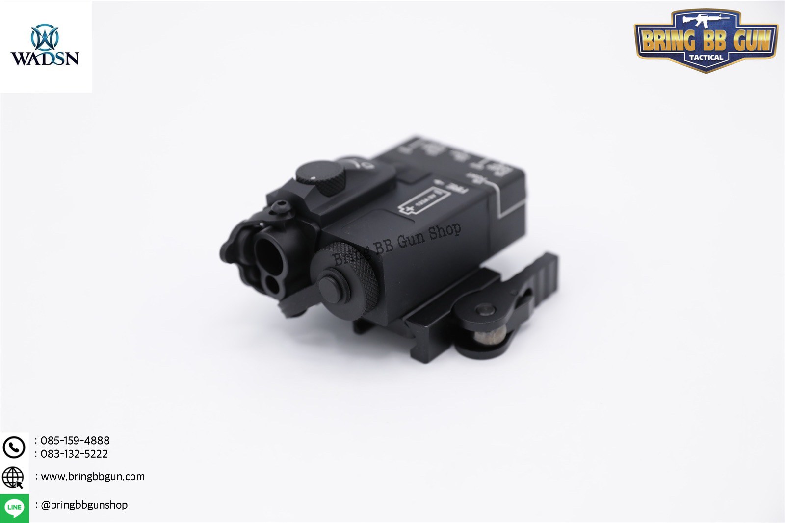 กล่องเลเซอร์ชี้เป้า(เลเซอร์สีแดง) DBAL MIni ยี่ห้อ WADSN รุ่น บอดี้อลูมิเนียม Dbal-Mini Aiming Devices (Red&IR Laser)