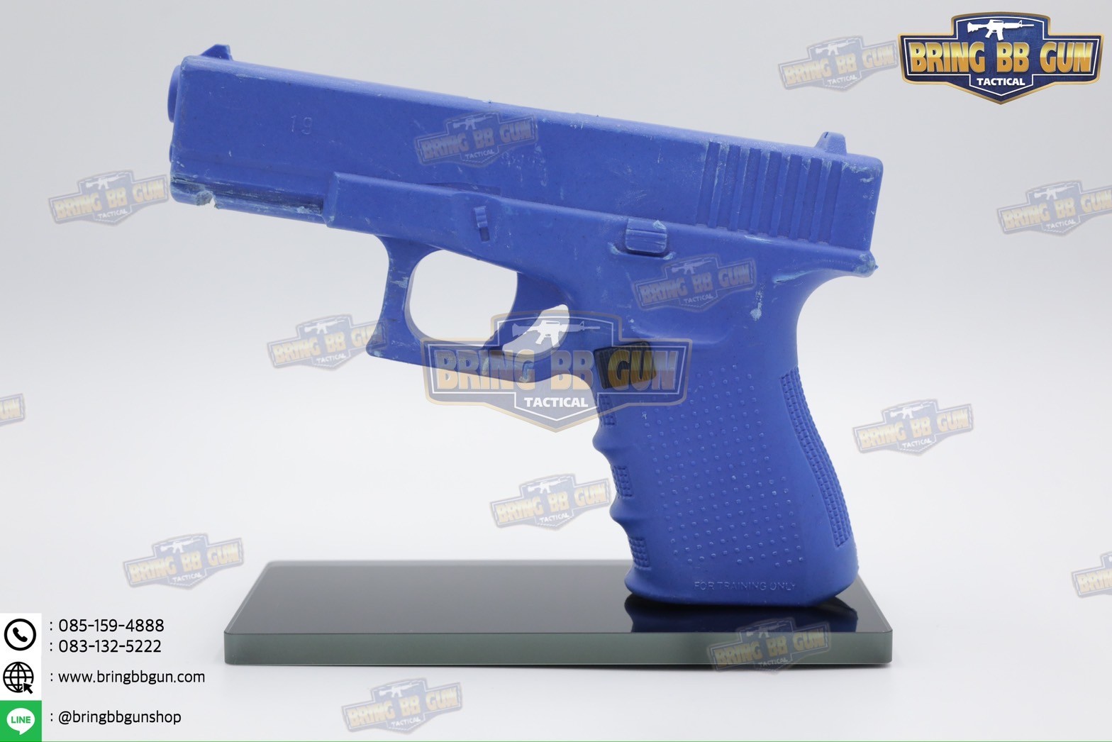 ขาตั้งปืนสั้น (ฐานกระจก) (Pistol Display Stand)