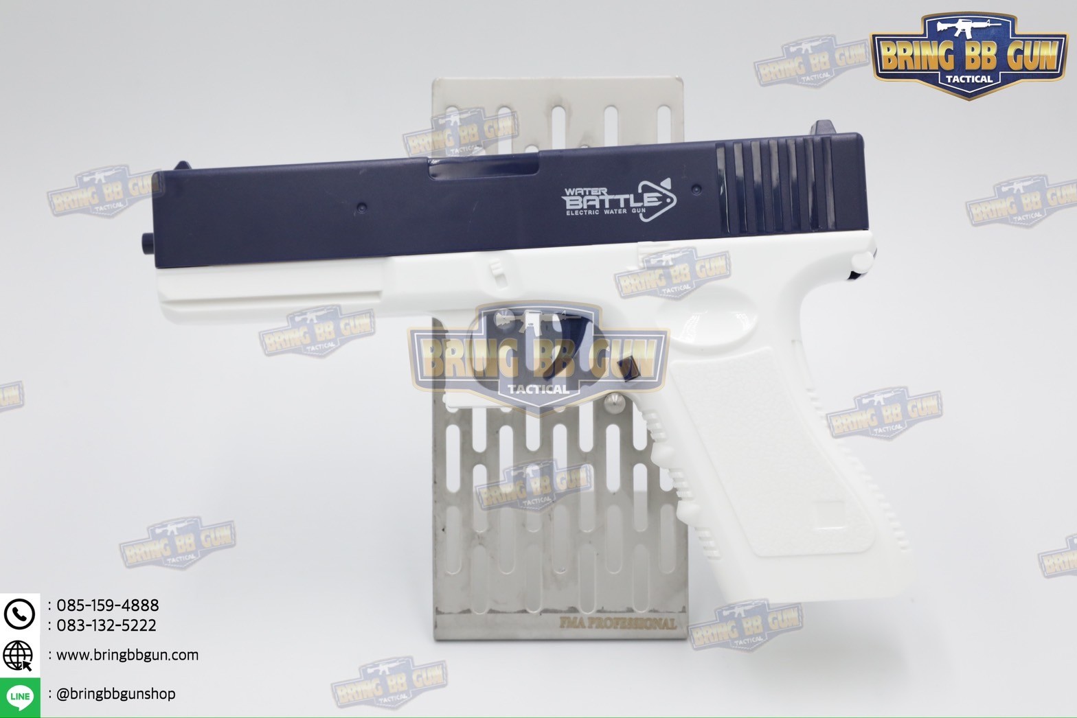 ปืนฉีดน้ำไฟฟ้า รุ่น Glock (ปืนฉีดน้ำของเล่น) (ปืนฉีดน้ำอัตโนมัติ) (ยิงได้ต่อเนื่อง)