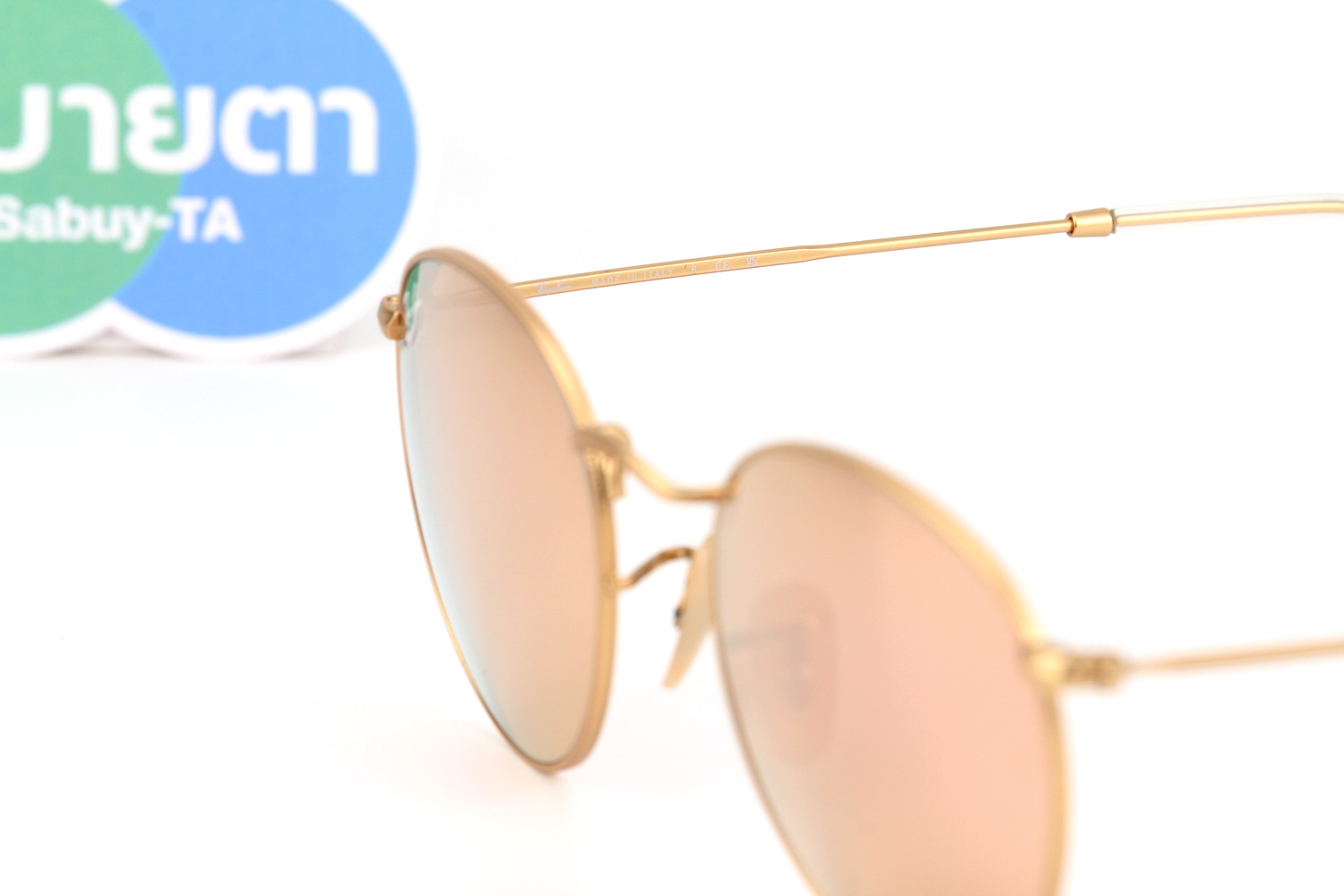 RayBan Round Flash RB3447 112/Z2