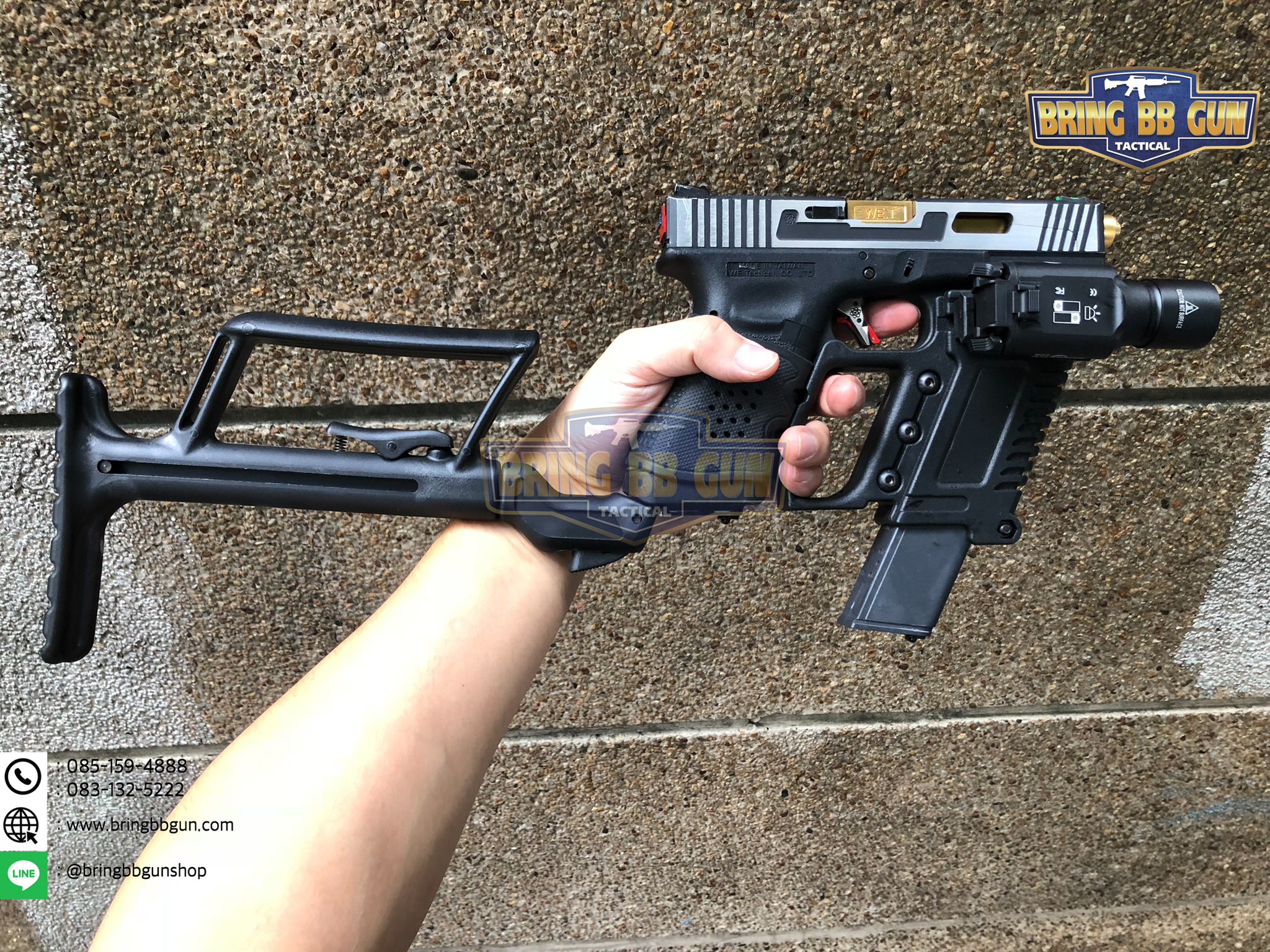 กริ๊ปมือหน้าปืน Glock ทรง Kriss