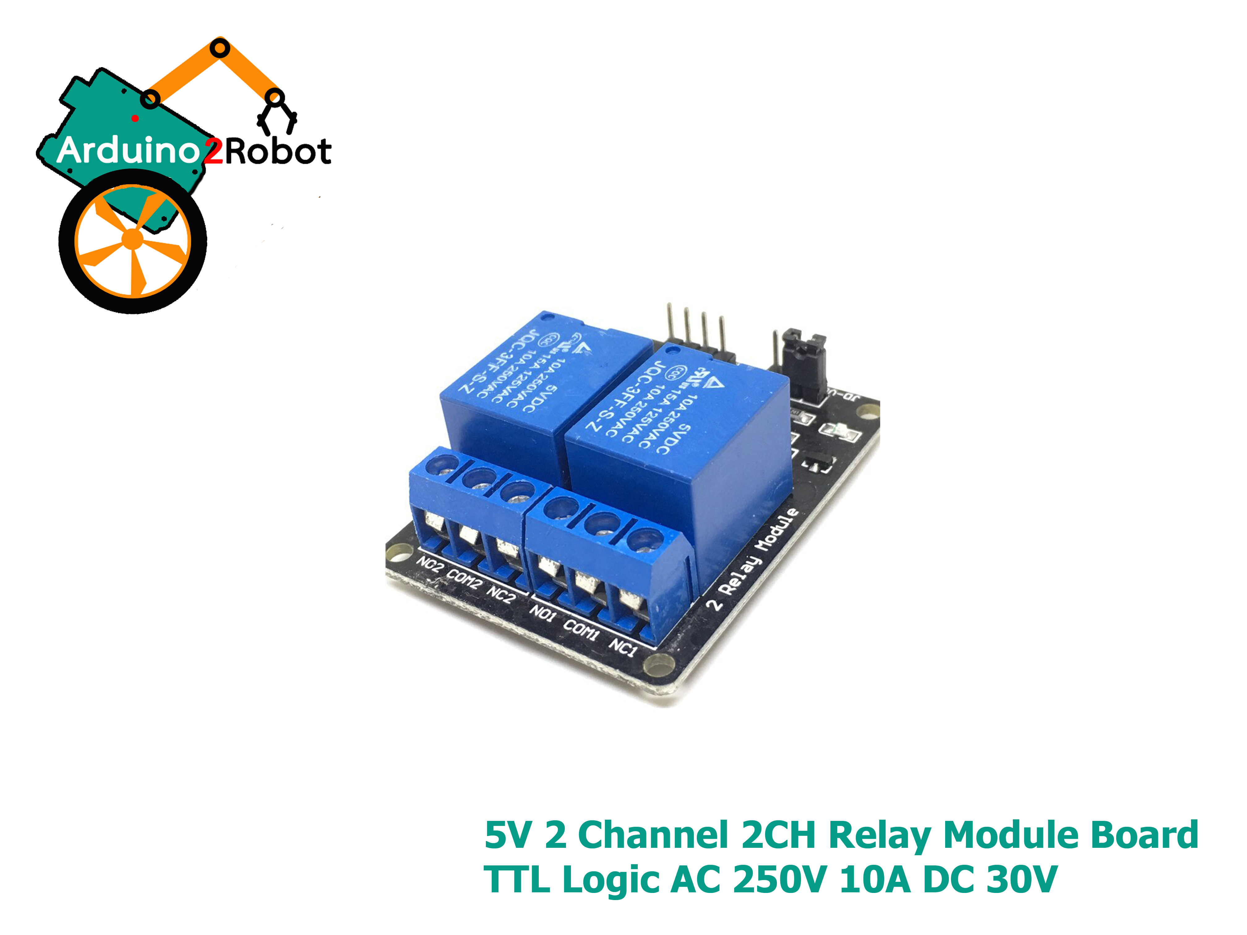 5V 2 Channel 2CH Relay Module Board TTL Logic For Arduino AC 250V 10A DC 30V