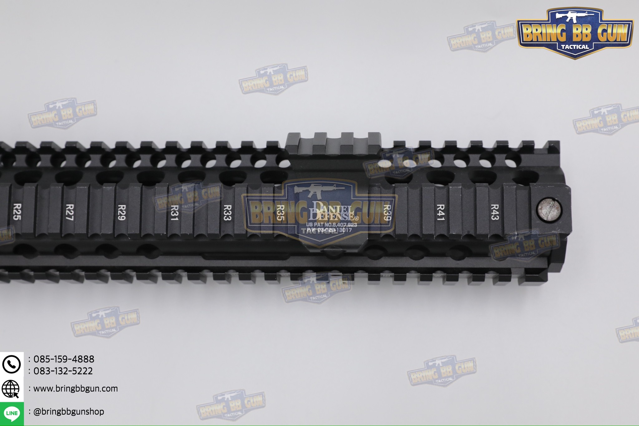 รางเฉียง Daniel Defense ระบบราง Picatinny (รางรถไฟ) (รางเฉียง 45 องศา) (DD 1 O'Clock Offset Rail)