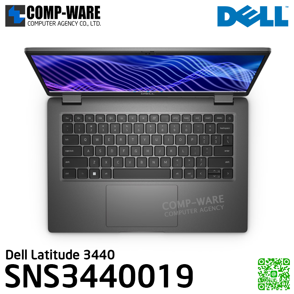 Dell Latitude 3440 (SNS3440019) - Intel Core i3-1315U / 8GB (1x8GB) DDR4 / 256GB SSD M.2 / Intel UHD Graphics / 14" HD,1366x768, 60Hz / Ubuntu Linux 20.04 / 3Yr Pro Support