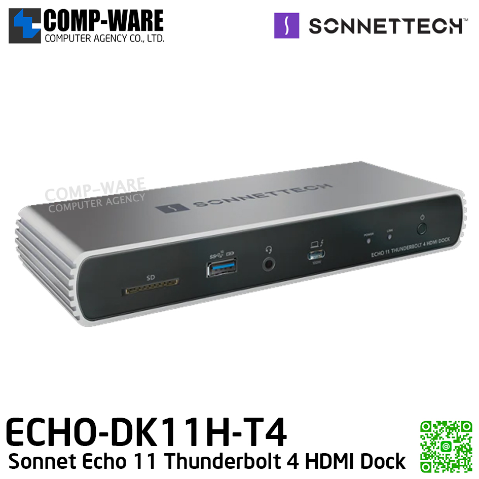 Sonnet Echo 11 Thunderbolt 4 HDMI Dock [ECHO-DK11H-T4] รับประกัน 1 ปี