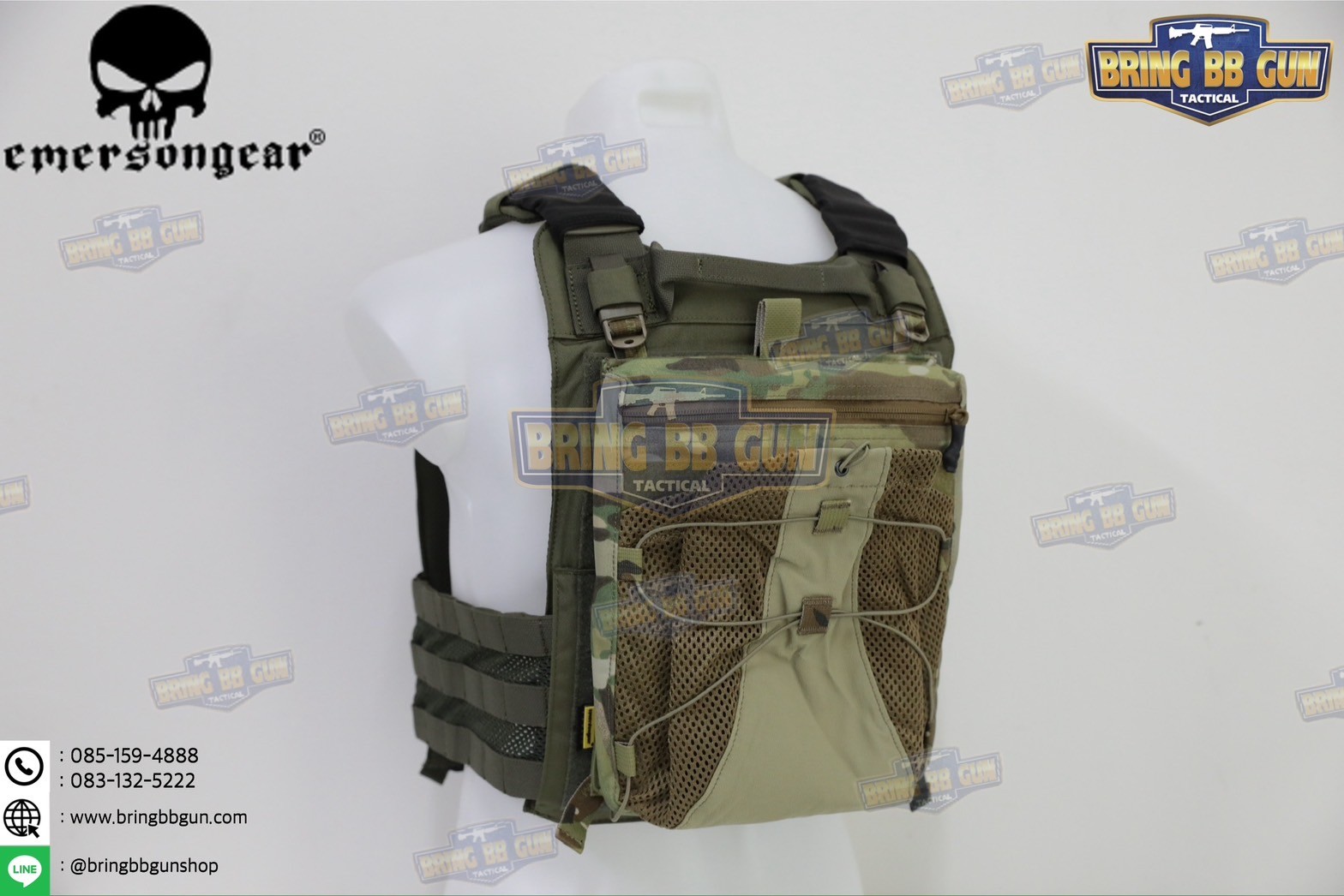 กระเป๋าติดเสื้อเวส รุ่น LXB ยี่ห้อ Emerson (LXB Style Bungee Pack)