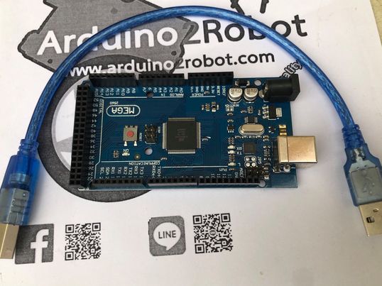 MEGA 2560 R3 chip ATmega2560-16AU (พร้อมสาย USB)