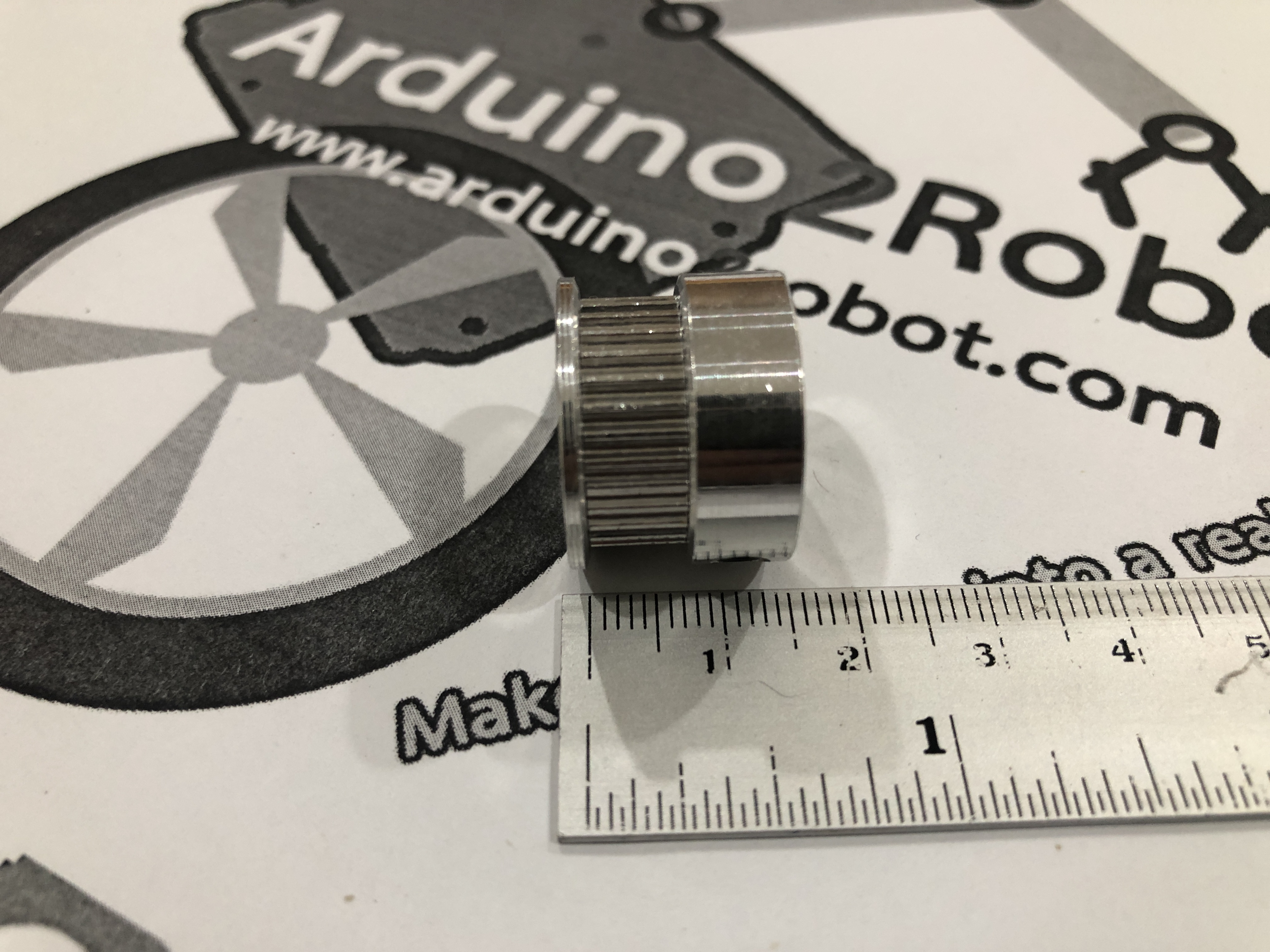 Timing Pulley 30 ฟัน สำหรับสายพานกว้าง 6mm (ใส่แกน 10mm)