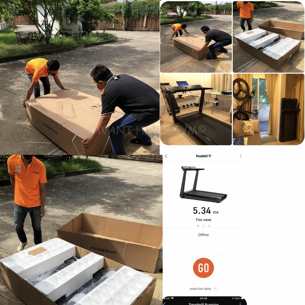 พร้อมส่ง* [ส่งฟรี !!] ลู่วิ่งไฟฟ้า ลู่เดิน Treadmill xiaomi kingsmith K9 พับได้ ลู่ วิ่ง สายพานเครื่องวิ่ง