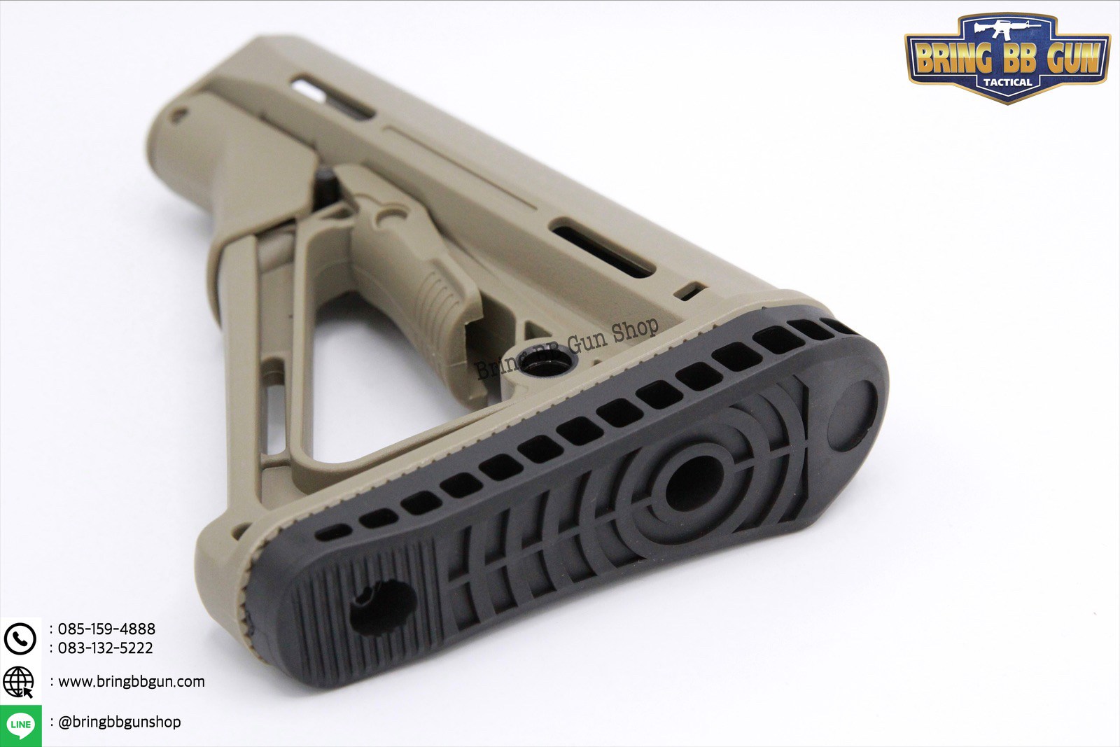 พานท้าย ทรง Magpul CTR รุ่นยางหนา